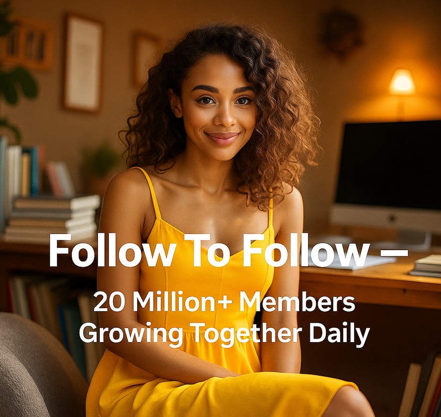 Follow To Follow 2025 – 20 Miliion+ Members Growing Together Daily