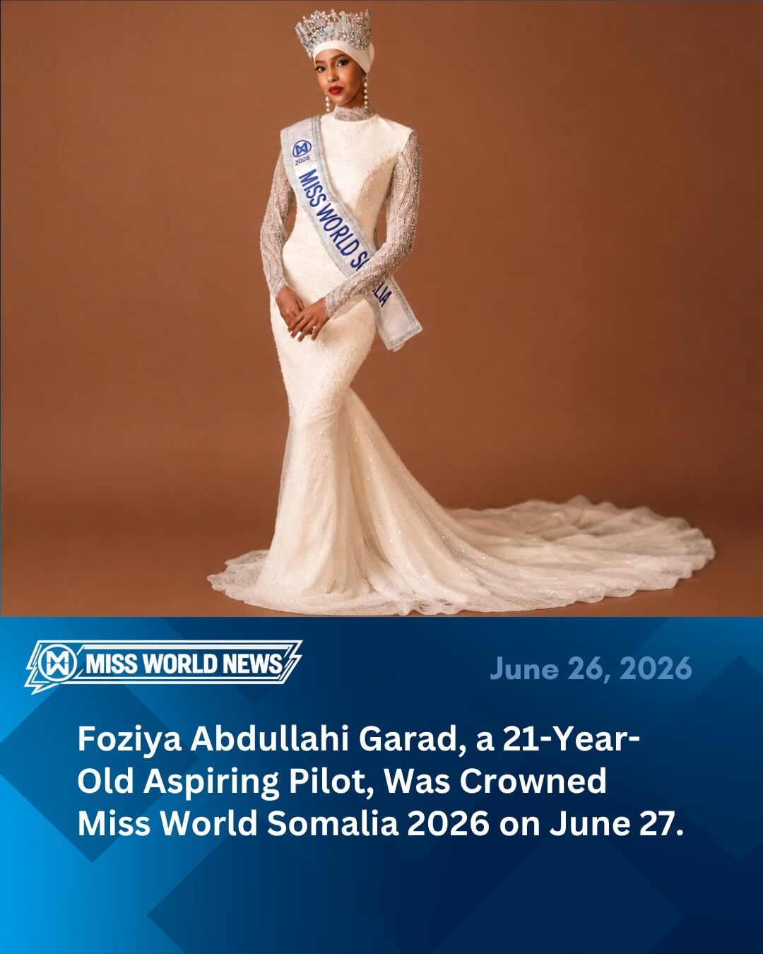 SOMALIA – Foziya Abdullahi GARAD - Contestant Introduction (73rd Miss World)